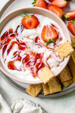 Strawberry Cheesecake Dip